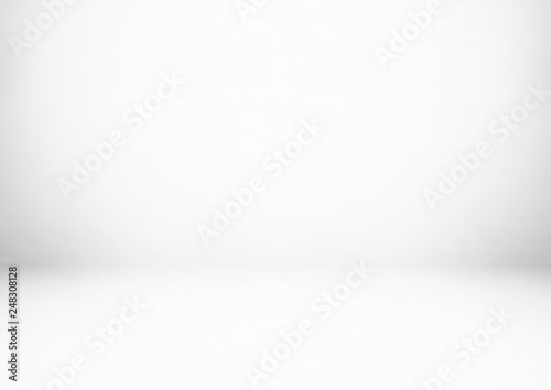 Empty gray studio room, used as background for display your products