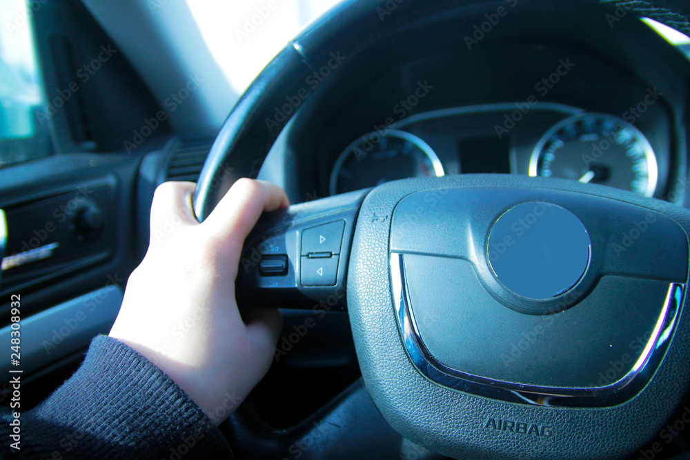 kierownica regulacja radia prowadzenie auta