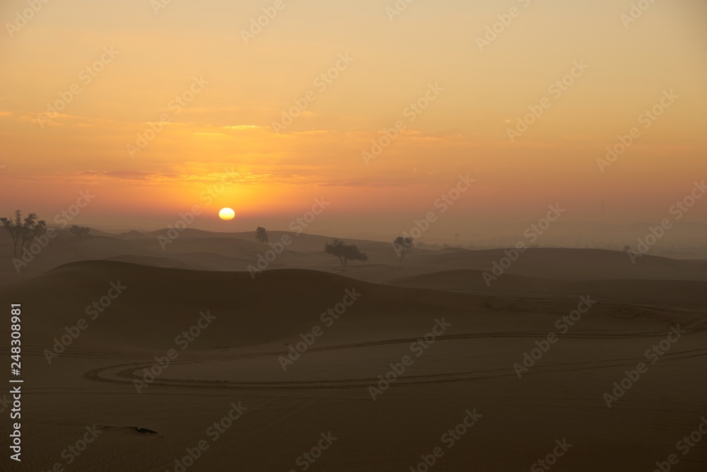 Sonnenaufgang in der Wüste