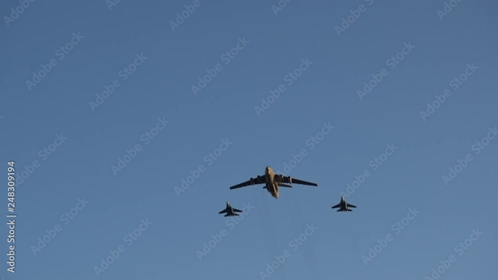 Attack Of Combat Aircrafts In The Sky Attack Of Combat Aircrafts In The Sky