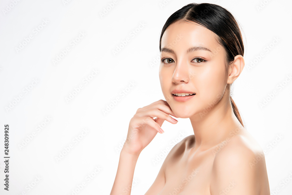 Beautiful Young asian Woman with Clean Fresh Skin Beautiful Young asian Woman with Clean Fresh Skin