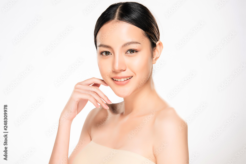 Beautiful Young asian Woman with Clean Fresh Skin Beautiful Young asian Woman with Clean Fresh Skin
