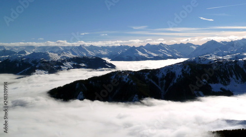 Alps  snow  panorama