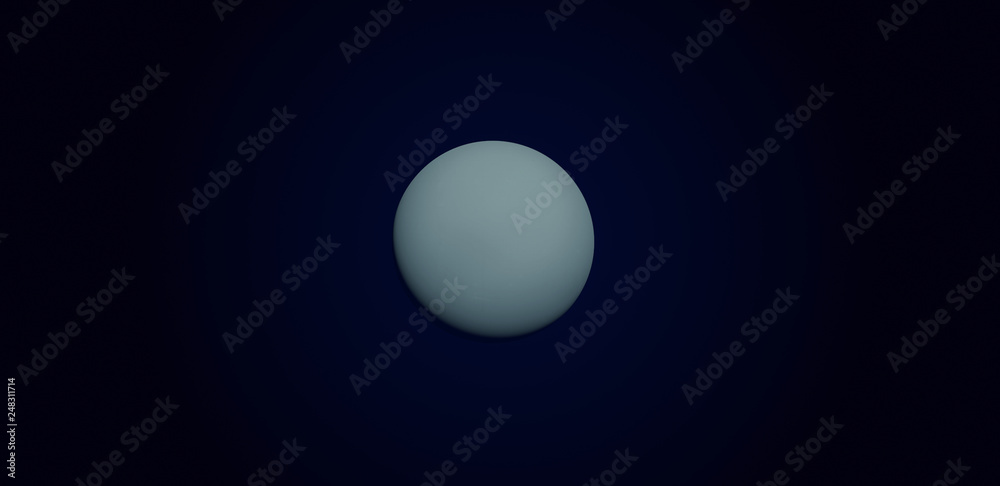 Planet of Uranus gradient background art Planet of Uranus gradient background art