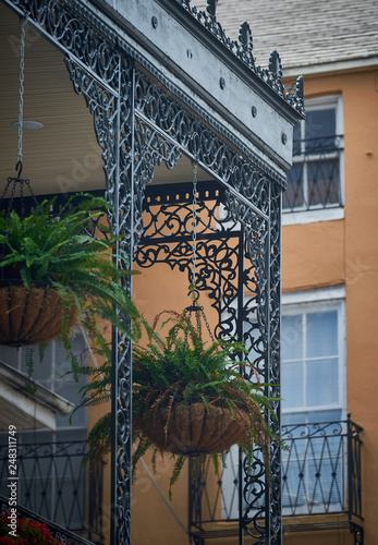 New Orleans French quarters balcony 