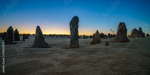 pinnacles at nambung nationalpark after sunset, western australia 28