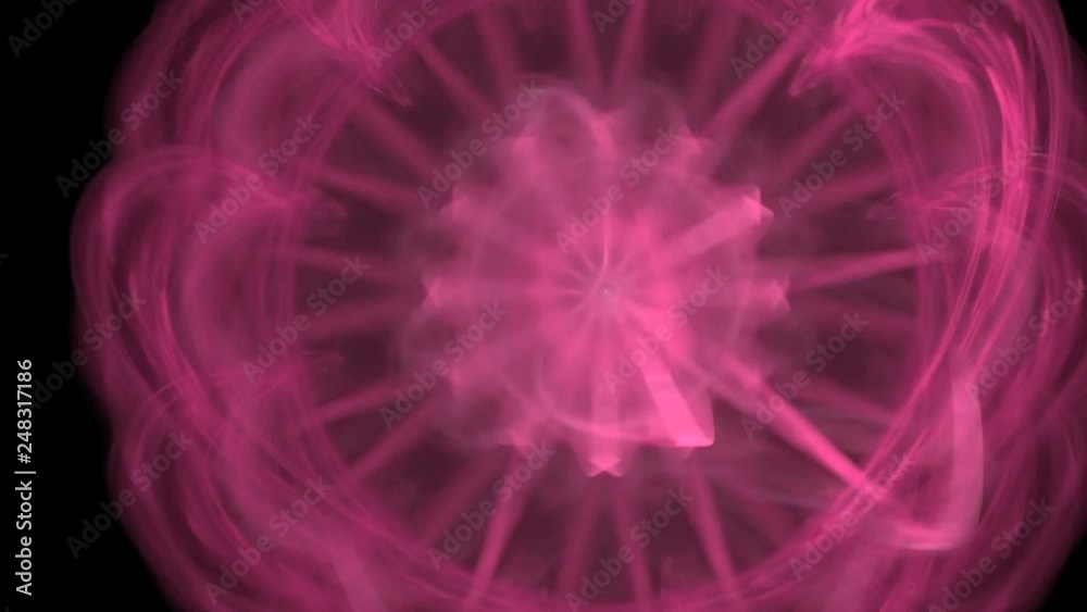 Abstract fractal forms morph and oscillate (Loop) Abstract fractal forms morph and oscillate (Loop)