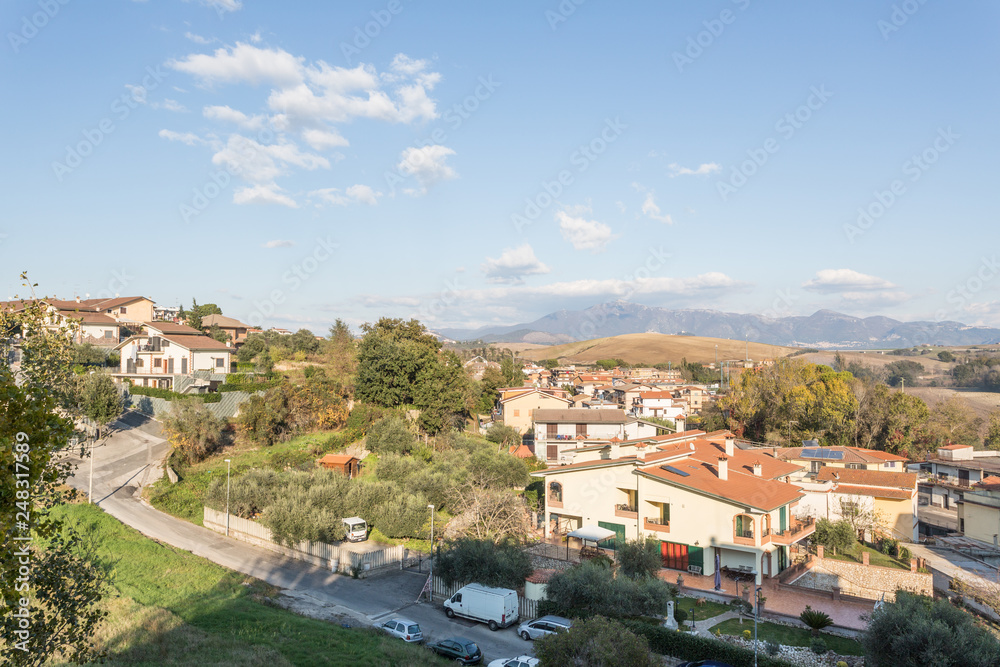 Fonte Nuova, vistaa su Monte Gennaro 