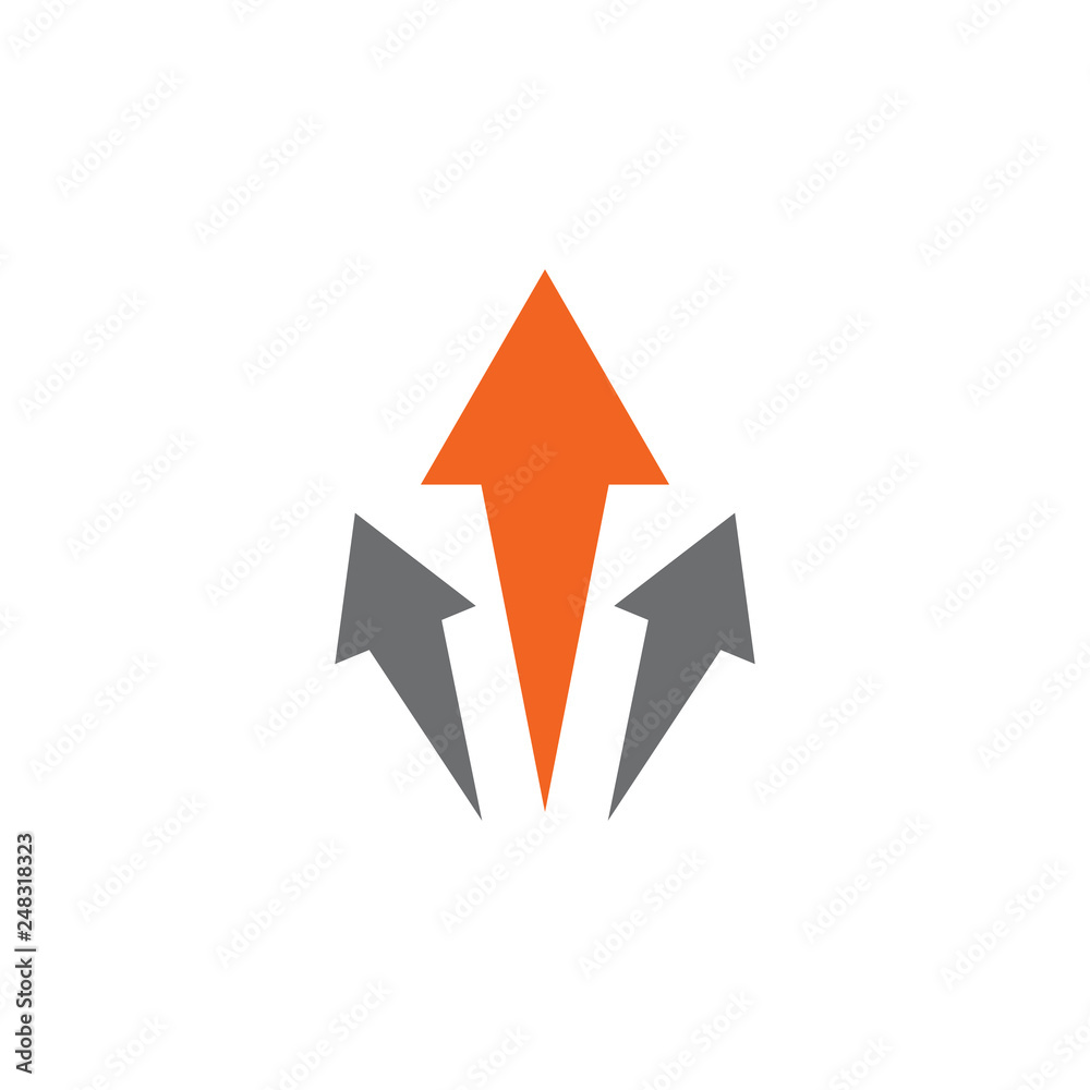 Arrow logo design vector template Arrow logo design vector template