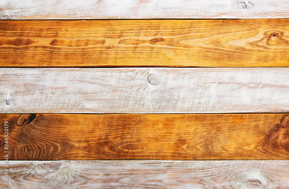 Brown and white wooden boards Brown and white wooden boards