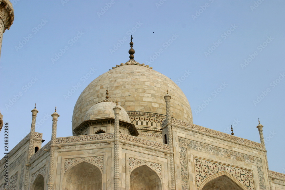 Taj Mahal of Agra. India. Unesco World Heritage Site
