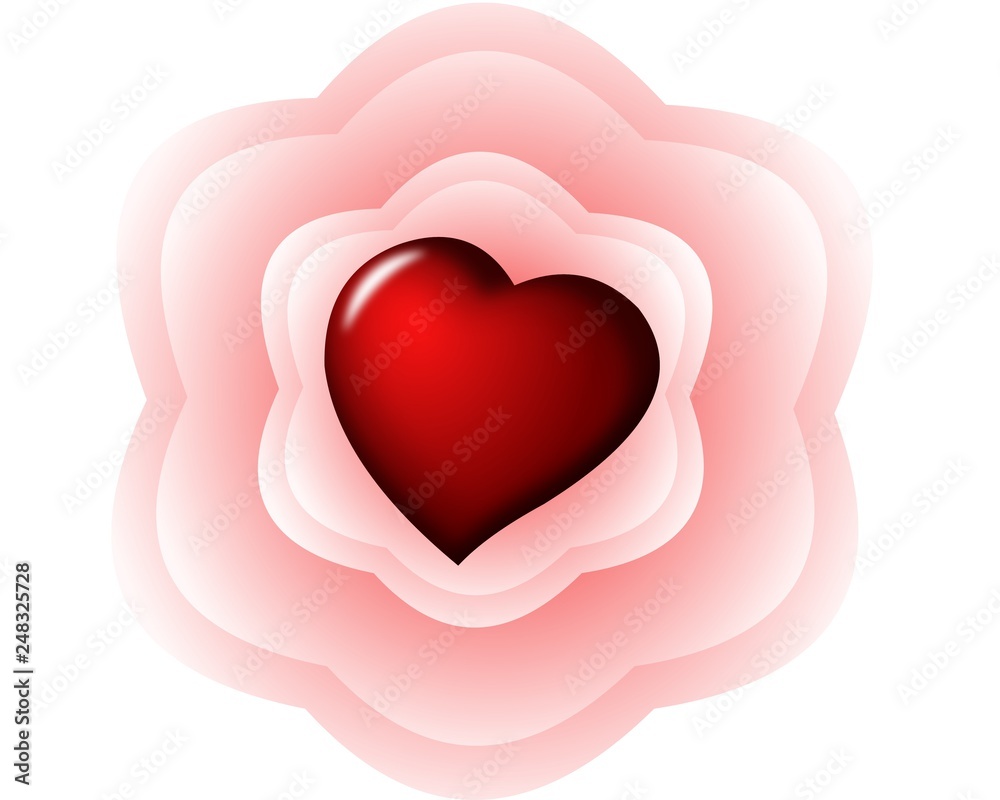 red heart red heart