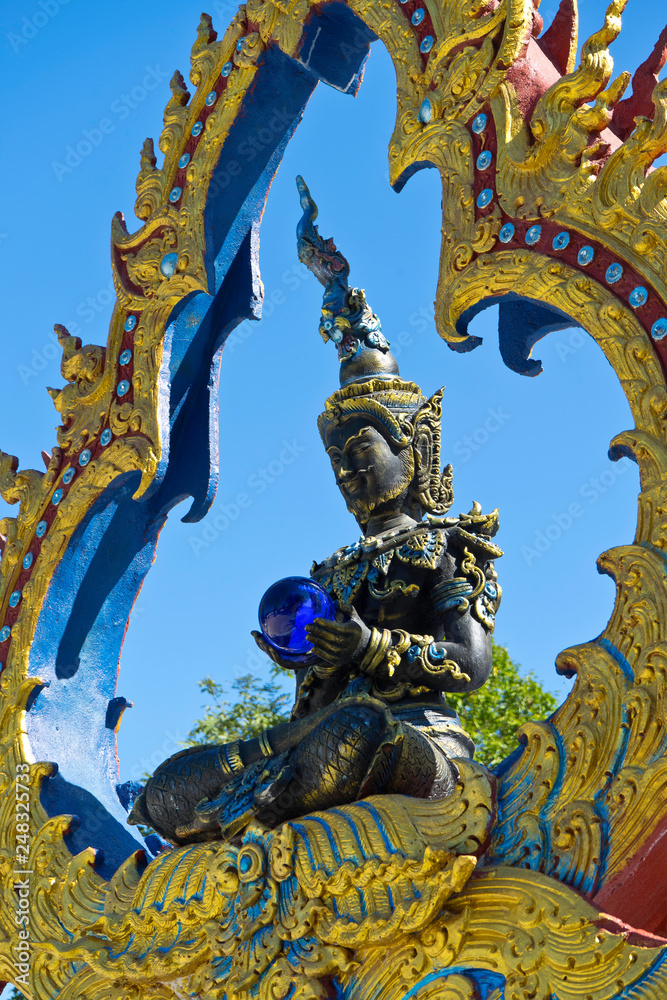 Obraz premium Temple bleu Chiang raï