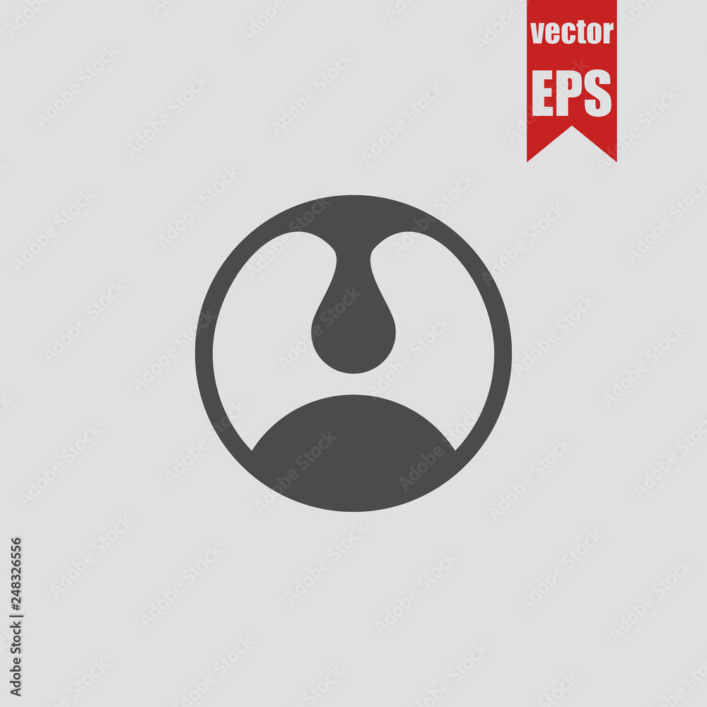 Throat icon.Vector illustration. Throat icon.Vector illustration.