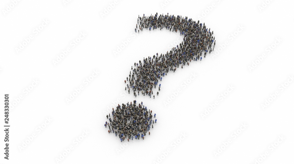 Large group of people standing together Large group of people standing together