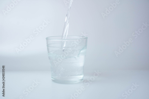 Water glass filling up 3
