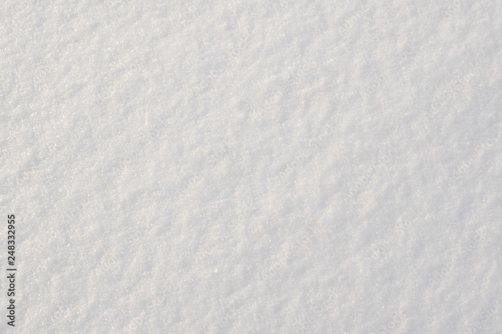 Fototapeta premium Flat intact snow pattern.