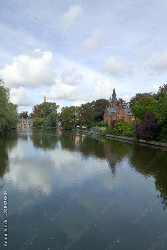 river view in brugge