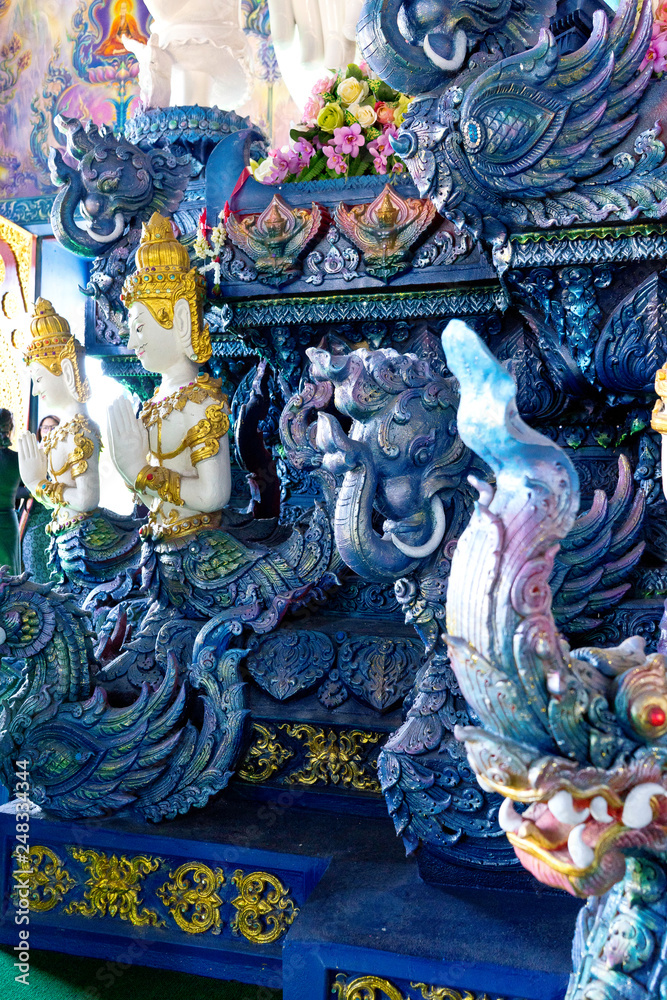 Temple bleu Chiang raï