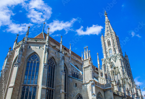 Bern Cathedral. Gothic cathedral in Bern.