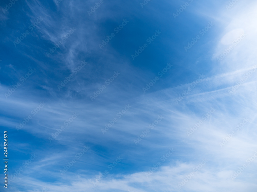 Beautiful white clouds in the blue sky Beautiful white clouds in the blue sky
