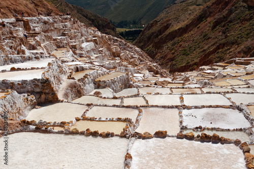 Saliny w Maras, Peru photo