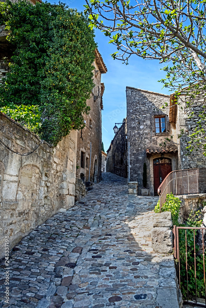 Old village of Lacoste in Provence, France