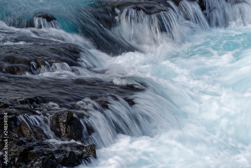 Detail vom Bruarfoss, Island