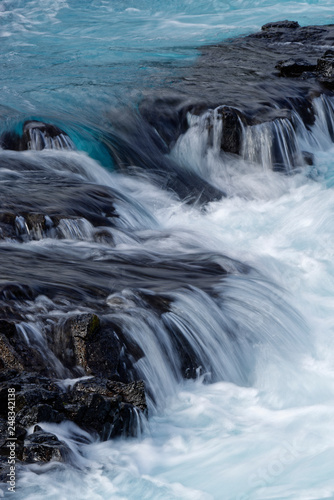 Detail vom Bruarfoss  Island