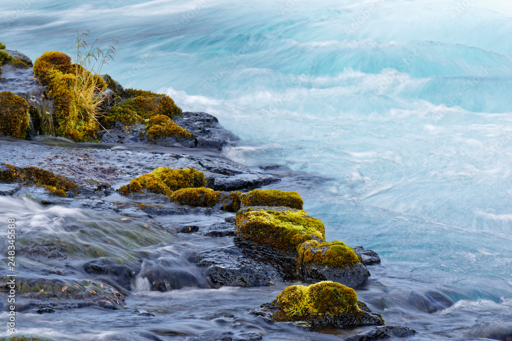 Fototapeta premium Detail vom Bruarfoss, Island