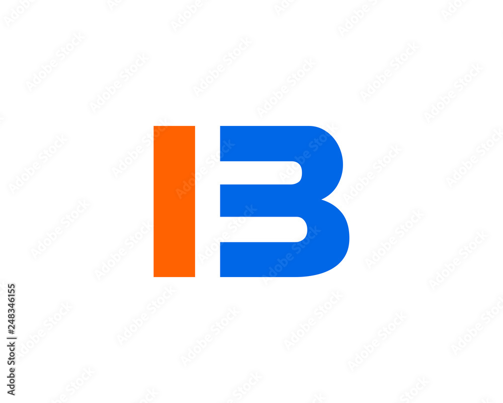 Initial Letter IB Logo Template Design Initial Letter IB Logo Template Design