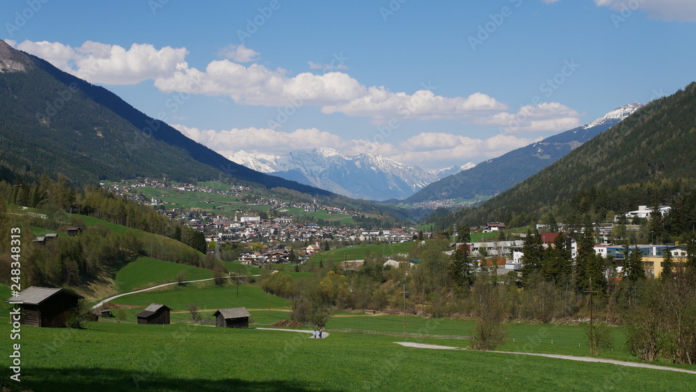 Panoramic view of Stubaital – Fulpmes