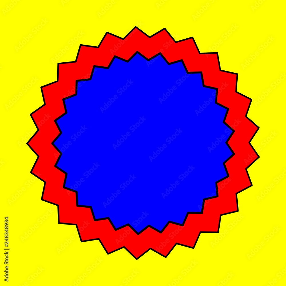 Abstract Geometric Background in Pop Art Style Abstract Geometric Background in Pop Art Style