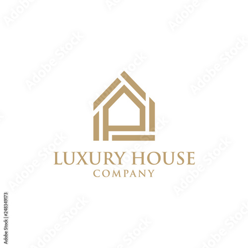 Real Estate Skyscraper Logo vector.