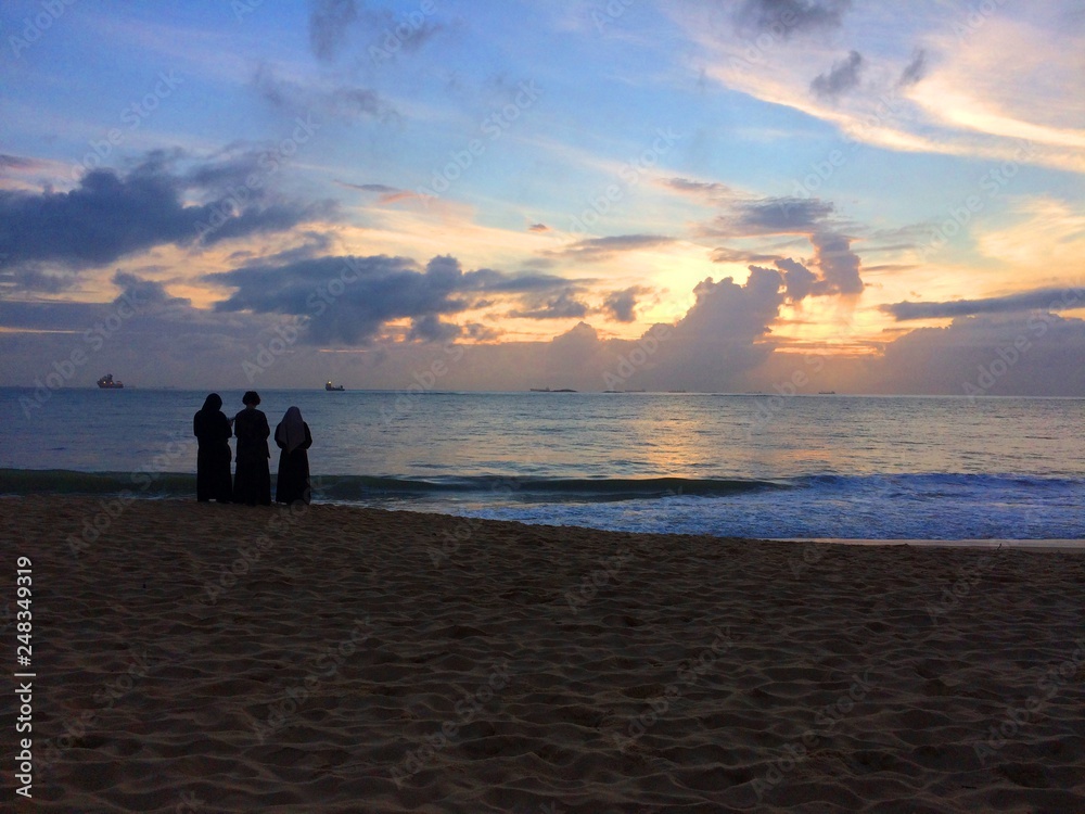 Fototapeta premium Faith on the beach