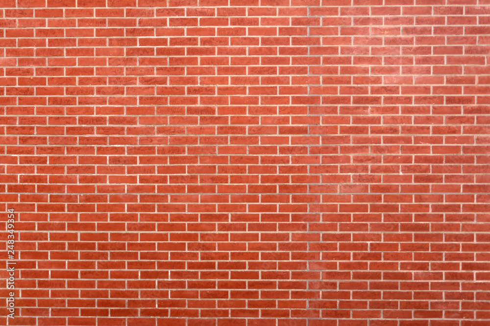 Red brick wall as background Red brick wall as background