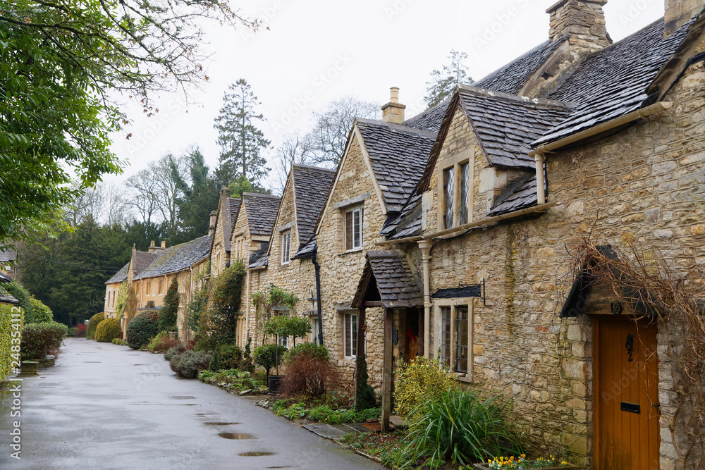 Rural architecture in Castle Combe in Cotswald, the prettiest village in UK Rural architecture in Castle Combe in Cotswald, the prettiest village in UK