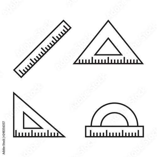 Rullers set icon