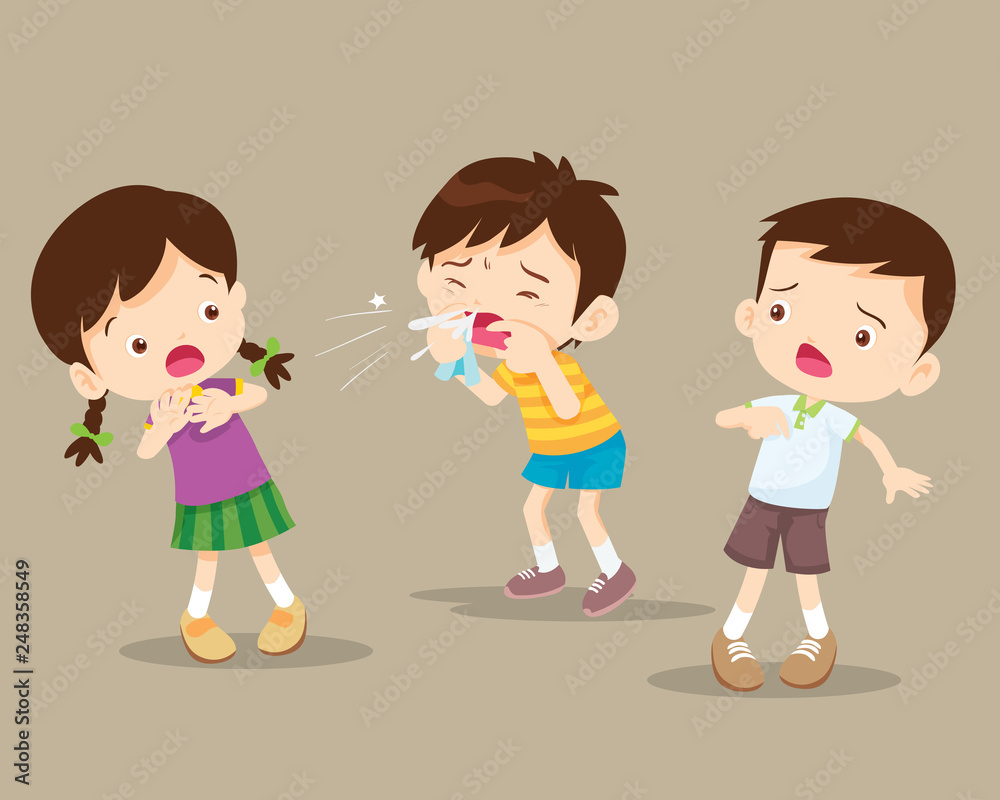 coughing child to friend coughing child to friend
