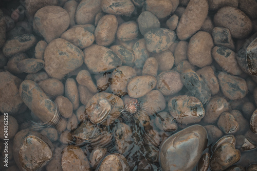 rocks in the water