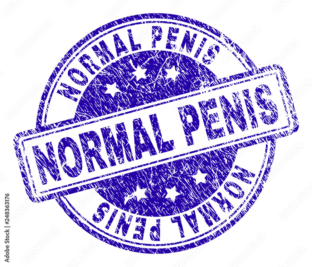 NORMAL PENIS stamp seal imprint with grunge style. Designed with rounded  rectangles and circles. Blue vector rubber print of NORMAL PENIS label with  grunge texture. Stock Vector | Adobe Stock