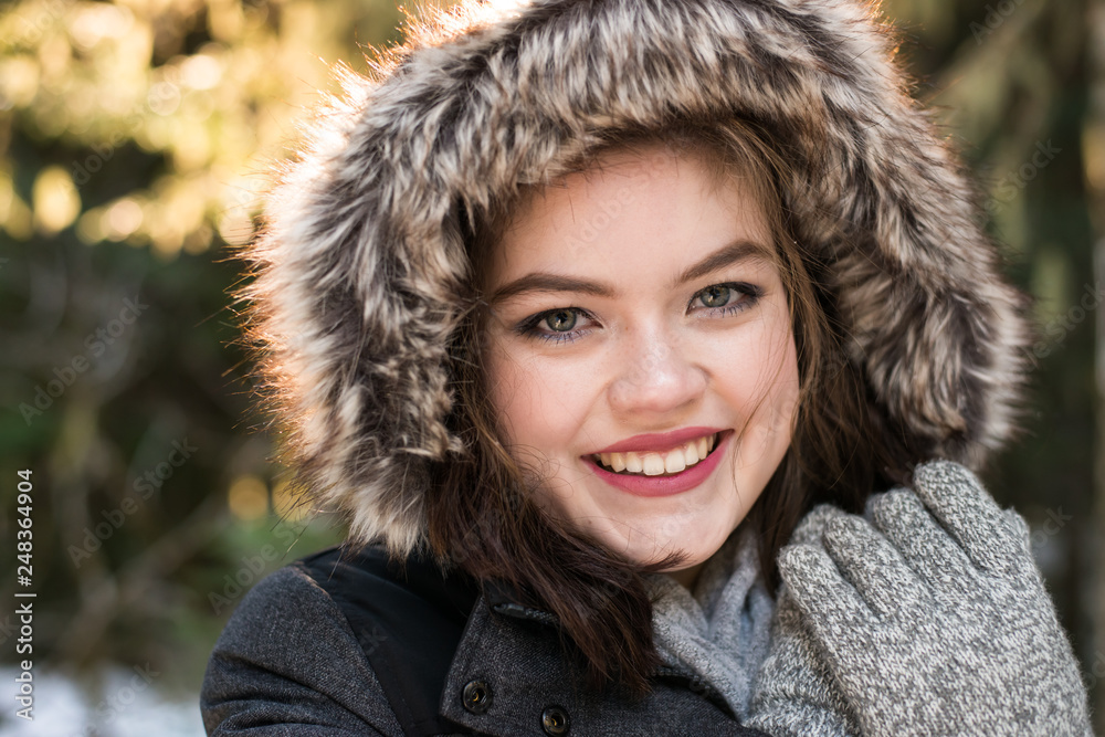 Beautiful Young Woman Winter Beautiful Young Woman Winter