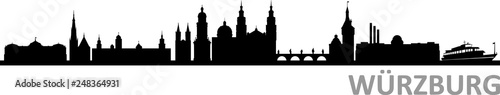 Würzburg City Skyline