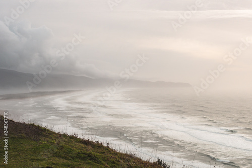 fog on the beach