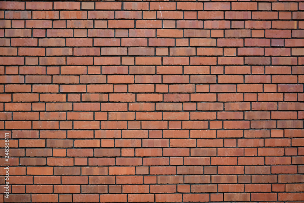 Modern wall in brick-pattern style Modern wall in brick-pattern style