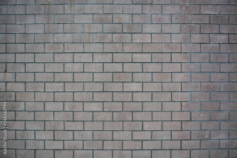 Naklejka premium Modern wall in brick-pattern style