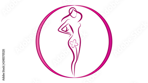 Beauty logo vector design. Beauty icon, woman icon