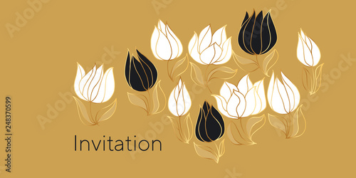 Luxury decorative tulip flo...