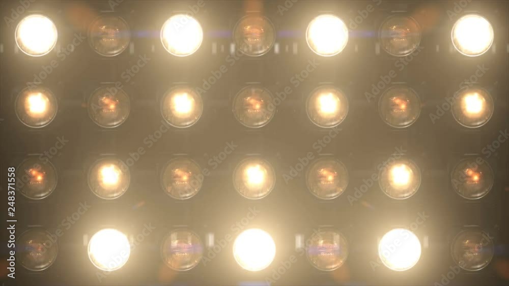 Lights Flashing VJ Loop Glow Floodlights Blinking 4K Disco Lights Flashlights Lights Bulb Halogen