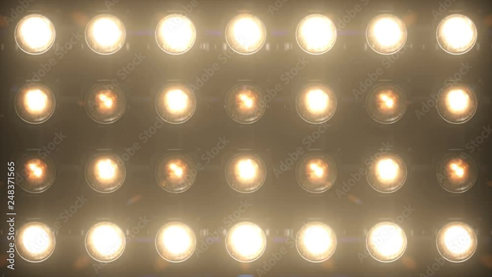 Lights Flashing VJ Loop Glow Floodlights Blinking 4K Disco Lights Flashlights Matrix Beam Lights